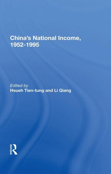 China's National Income, 1952-1995 (eBook, PDF)
