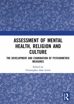 Assessment of Mental Health, Religion and Culture (eBook, ePUB)