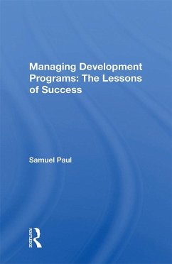 Managing Development Programs (eBook, PDF) - Paul, Samuel