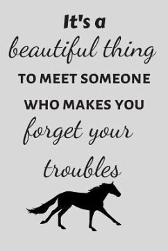 It's a Beautiful Thing to Meet Someone Who Makes You Forget Your Troubles - Finance, Ehj