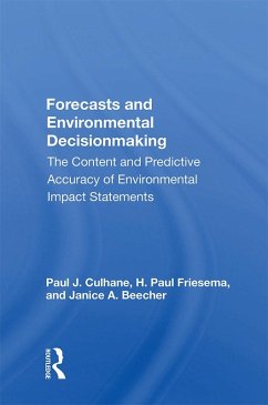 Cover Forecasts And Environmental Decision Making (eBook, PDF)