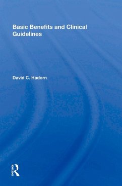 Basic Benefits and Clinical Guidelines (eBook, PDF)