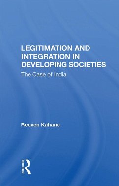 Cover Legitimation And Integration In Developing Societies (eBook, ePUB)
