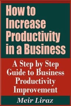 How to Increase Productivity in a Business - A Step by Step Guide to Business Productivity Improvement - Liraz, Meir