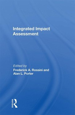 Cover Integrated Impact Assessment (eBook, PDF)