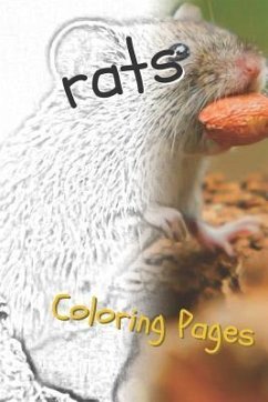 Rat Coloring Pages: Beautiful Rats Drawings for Kids and for Adults Relaxation - Pages, Coloring