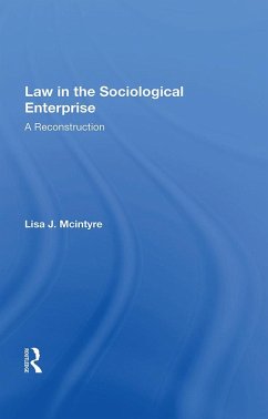 Law In The Sociological Enterprise (eBook, PDF) - Mcintyre, Lisa J.