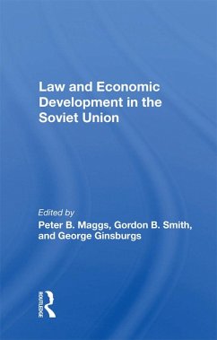 Cover Law And Economic Development In The Soviet Union (eBook, PDF)