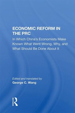 Economic Reform In The Prc (eBook, ePUB) - Borklund, C. W.