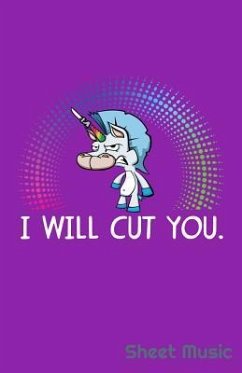 I Will Cut You Sheet Music - Creative Journals, Zone