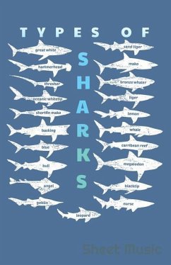 Types of Sharks Sheet Music - Creative Journals, Zone