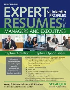 Expert Resumes and Linkedin Profiles for Managers & Executives - Enelow, Wendy; Kursmark, Louise