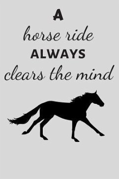 A Horse Ride Always Clears the Mind - Finance, Ehj