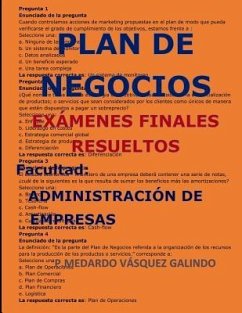 Plan de Negocios-Exámenes Finales Resueltos: Facultad: Administración de Empresas - Vasquez Galindo, P. Medardo