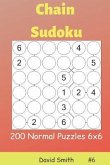Chain Sudoku - 200 Normal Puzzles 6x6 Vol.6