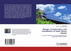 Design, Construction and Installation of Solar Water Heater - Apodi, Joseph;Braimah, Maurice Mustapha