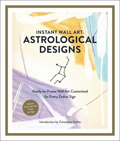 Instant Wall Art: Astrological Designs: Ready-To-Frame Wall Art Customized for Every Zodiac Sign - Stellas, Constance