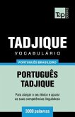 Vocabulário Português Brasileiro-Tadjique - 3000 palavras