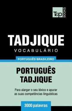 Vocabulário Português Brasileiro-Tadjique - 3000 palavras - Taranov, Andrey