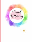 Hand Lettering: 8.5&quote; X 11&quote; 100 Pgs DOT GRID LARGE CALLIGRAPHY NOTEBOOK. Practice and master Hand Lettering. Create Beautiful designs.