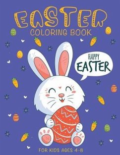 Easter Coloring Book: Happy Easter Coloring Book for Kids Ages 4-8 - Press, Happy Kid