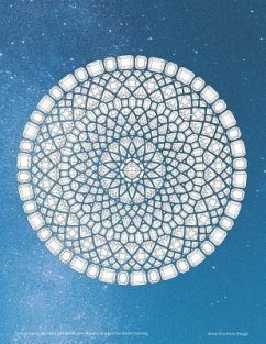 Galaxy Gems Mandala Notebook with Flowers Margins for Adult Coloring - Grunduls Design, Anna