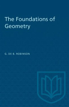 The Foundations of Geometry - de Beauregard Robinson, Gilbert