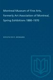 Montreal Museum of Fine Arts, Formerly Art Association of Montreal