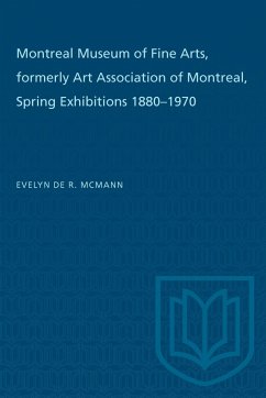 Montreal Museum of Fine Arts, Formerly Art Association of Montreal - McMann, Evelyn de R