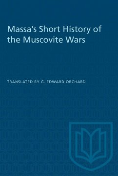 Cover Massa's Short History of the Muscovite Wars