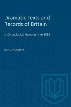 Dramatic Texts and Records of Britain - Lancashire, Ian