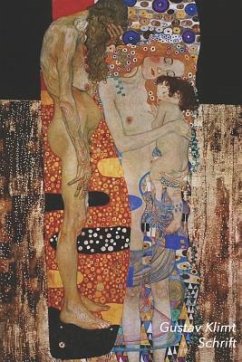 Gustav Klimt Schrift: De Drie Levensfasen van de Vrouw Artistiek Dagboek voor Aantekeningen Stijlvol Notitieboek Ideaal Voor School, Studie, - Landro, Studio