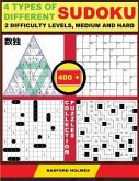 4 Types of Different Sudoku. 2 Difficulty Levels, Medium and Hard. 400 Collection Puzzles: Lighthouse Battleship - Yajilin - Calcudoku - Tridoku. Lots