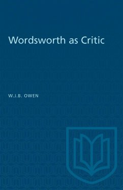 Cover Wordsworth as Critic
