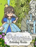 Princess Coloring Books: 40+ Fantastic Gorgeous Princess Jumbo Coloring Books Beautiful Garden Flower and Unicorns
