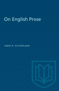 On English Prose - Sutherland, James R