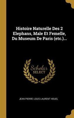 Histoire Naturelle Des 2 Elephans, Male Et Femelle, Du Museum De Paris (etc.)...