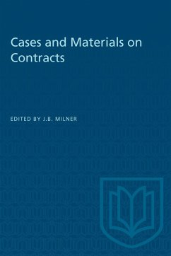 Cases and Materials on Contracts