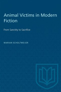 Animal Victims in Modern Fiction - Scholtmeijer, Marian