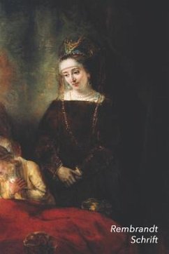 Rembrandt Schrift: Jacob zegent de zonen van Jozef Ideaal Voor School, Studie, Recepten of Wachtwoorden Stijlvol Notitieboek voor Aanteke - Landro, Studio