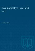 Cases and Notes on Land Law