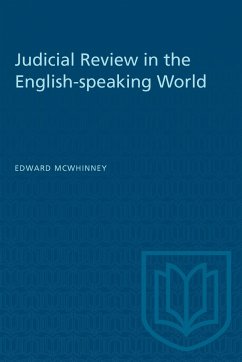 Judicial Review in the English-Speaking World - Mcwhinney, Edward