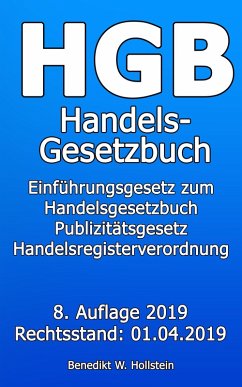 Cover HGB Handelsgesetzbuch (eBook, ePUB)
