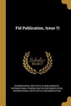 Fid Publication, Issue 71