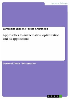 Approaches to mathematical optimization and its applications (eBook, PDF) - Jabeen, Zamrooda; Khursheed, Farida