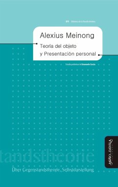 Teoría del objeto y Presentación personal (eBook, PDF) - Meinong, Alexius