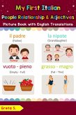 My First Italian People, Relationships & Adjectives Picture Book with English Translations (Teach & Learn Basic Italian words for Children, #13) (eBook, ePUB)
