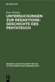 Untersuchungen zur Redaktionsgeschichte des Pentateuch (eBook, PDF)