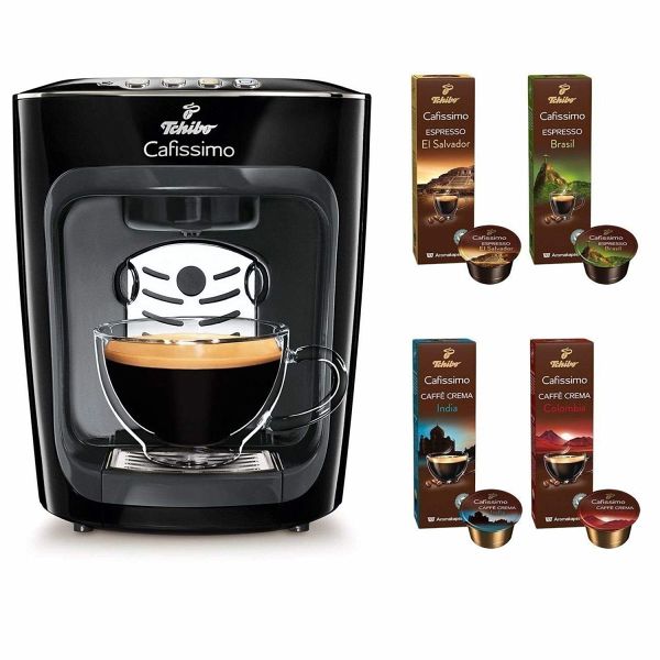 Tchibo Cafissimo Mini Kaffee Kapselmaschine Midnight Black + 40 Kapseln -  Portofrei bei bücher.de kaufen