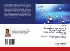 Separation process of a binary Two-phase hydrocarbon mixture by RHVT